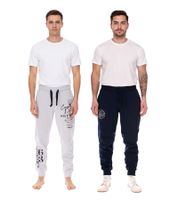Pantalon de jogging pour homme CAMP DAVID avec teneur en coton Pantalon de survêtement Pantalon d'entraînement 428251 Bleu foncé ou gris