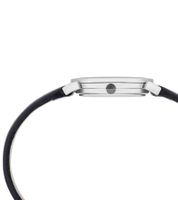 Reloj de señora Pierre Cardin de cuarzo analógico con esfera sencilla y correa de piel 3ATM 27 mm CPI.2510 Negro/Plata