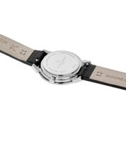 Reloj de señora Pierre Cardin de cuarzo analógico con esfera sencilla y correa de piel 3ATM 27 mm CPI.2510 Negro/Plata