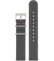 Pierre Cardin men's wristwatch analog quartz watch with textile strap 3ATM 41mm CBV.1024 gray/silver