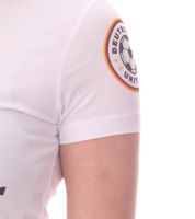 Maglietta da tifoso di calcio eBay da donna in cotone con scollo rotondo e numero sul retro DFB Jubelsommer 900418 Bianco