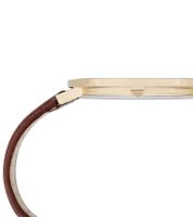 Pierre Cardin men's analog quartz watch with leather strap wristwatch 3ATM 41mm CBV.1031 gold/brown/white