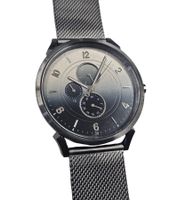 Reloj de hombre Pierre Cardin con esfera múltiple y degradado de color analógico de cuarzo con brazalete de acero inoxidable 3ATM 44mm CPI.2059 Plata/Azul