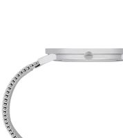 Pierre Cardin Damen schlichte Armband-Uhr analoge Quarz-Uhr mit Edelstahl-Armband 3ATM 39mm CBV.1006 Silber