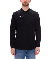 PUMA teamCup men's pullover or jogging pants with DryCell technology training shirt graphic design sports pants fitness pullover sports equipment black