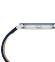 Pierre Cardin men's wristwatch analog quartz watch with leather strap 3ATM 40mm CPI.2017 dark blue/silver