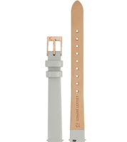 Pierre Cardin ladies two-hand wristwatch dial with silver circle details analogue quartz watch with leather strap 3ATM 27mm CCM.0506 grey/rose gold