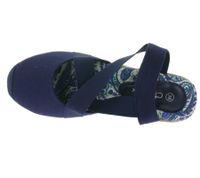 Citywalk Sandalette sandali eleganti da donna con elastici blu 89353835 Blu scuro