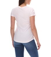 PUMA City women's cotton shirt with Praha/Prague lettering, short-sleeved shirt, round neck shirt 575957 20 white/black