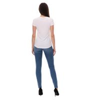 PUMA City women's cotton shirt with Praha/Prague lettering, short-sleeved shirt, round neck shirt 575957 20 white/black