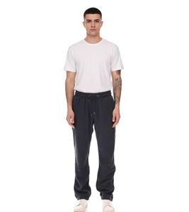 MAUI SPORTS Herren Fleece-Hose Freizeit-Jogger Homewear Oeko-Tex 100 zertifiziert 9087474 Grau