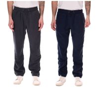 MAUI SPORTS Herren Fleece-Hose Freizeit-Jogger Homewear Oeko-Tex 100 zertifiziert 9087474 Blau oder Grau