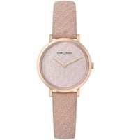 Pierre Cardin ladies' wristwatch with branded initials print, analogue quartz watch with leather strap 3ATM 31mm CBV.15 black, pink, white or beige