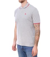 U.S. POLO ASSN. Polo da uomo, camicia basica, camicia in cotone, camicia a maniche corte in vari colori