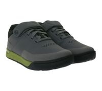 Zapatillas de ciclismo para hombre UP Link/Roost sin igual, suela de EVA, zapatillas de MTB, zapatillas deportivas con absorción de vibraciones y OrthoLite Bicycle Sport con cierre de velcro, gris oscuro/verde, azul oscuro/gris