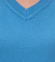 ALIFE AND KICKIN AudraAK Damen Strick-Pullunder mit V-Ausschnitt Sommer-Shirt 66809103 Blau