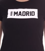 PUMA City women's cotton shirt with Praha/Prague, Paris, Vienna or Madrid lettering, short-sleeved shirt, round neck shirt 575957 white or black
