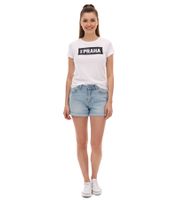 PUMA City women's cotton shirt with Praha/Prague, Paris, Vienna or Madrid lettering, short-sleeved shirt, round neck shirt 575957 white or black