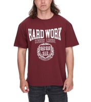 KEINE LIEBE Universe City e Broken Heart Club Maglietta da uomo in cotone con accenti colorati T-shirt girocollo Maglietta a maniche corte KLTS10 in giallo, verde, blu, rosso, viola o grigio