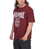 KEINE LIEBE Universe City e Broken Heart Club Maglietta da uomo in cotone con accenti colorati T-shirt girocollo Maglietta a maniche corte KLTS10 in giallo, verde, blu, rosso, viola o grigio