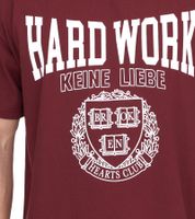 KEINE LIEBE Universe City e Broken Heart Club Maglietta da uomo in cotone con accenti colorati T-shirt girocollo Maglietta a maniche corte KLTS10 in giallo, verde, blu, rosso, viola o grigio