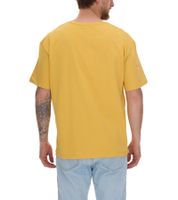 KEINE LIEBE Universe City e Broken Heart Club Maglietta da uomo in cotone con accenti colorati T-shirt girocollo Maglietta a maniche corte KLTS10 in giallo, verde, blu, rosso, viola o grigio
