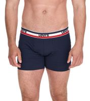 5er Sparpack LEVI`S Herren Boxershorts Baumwoll-Unterwäsche mit farblichen Akzenten am Bund 701224335 Schwarz/Grau oder Schwarz/Grau/Blau