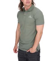 Kappa Men's Cotton Polo Shirt with Small Embroidery, Short-Sleeved Pique Knit Shirt, 303173NC A02 Green