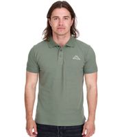 Kappa Men's Cotton Polo Shirt with Small Embroidery, Short-Sleeved Pique Knit Shirt, 303173NC A02 Green