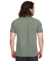 Kappa Men's Cotton Polo Shirt with Small Embroidery, Short-Sleeved Pique Knit Shirt, 303173NC A02 Green