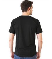 Kappa Men's Cotton T-Shirt with Large Logo Crew Neck Short Sleeve T-Shirt Oeko-Tex 100 Certified 7085/8191 Black, Green, White, or Red