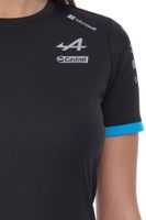 Kappa X ALPINE Formula 1 F1 Ocon Maglia sportiva o T-shirt da donna con scollo a V e tecnologia HYDRO WAY PROTECTION Maglietta da tutti i giorni Maglietta a maniche corte 351883W-351G58W Blu o Nero