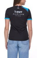 Kappa X ALPINE Formula 1 F1 Ocon Maglia sportiva o T-shirt da donna con scollo a V e tecnologia HYDRO WAY PROTECTION Maglietta da tutti i giorni Maglietta a maniche corte 351883W-351G58W Blu o Nero