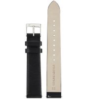 Pierre Cardin Women's Watch with Brand Letters as Numerals, Analog Quartz Watch with Leather Strap, 3ATM, 39mm, CBV.100, Black/Silver, with Black or White Dial