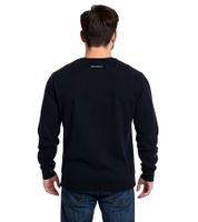 HACKETT LONDON GOLF Pull en coton à col en V et manches longues pour homme HMX5000F Noir