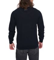 HACKETT LONDON GOLF Pull en coton à col en V et manches longues pour homme HMX5000F Noir