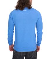 HACKETT LONDON GOLF Pull en coton à col en V et manches longues pour homme HMX500D Noir, bleu ou bleu foncé