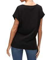 RE:COVERED X Disney T-shirt da donna in cotone con scollo rotondo e maniche corte RCDIF2062 Nero