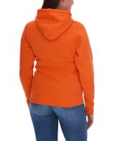 Elevate Charon Women's Hoodie, Simple Cotton Pullover with Kangaroo Pocket, Sweater 3823431 Orange
