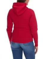 Elevate Charon Women's Hoodie, Simple Cotton Pullover with Kangaroo Pocket, Sweater 3823421 Red