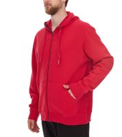 Elevate Arora Men's Hooded Sweatshirt, Plain Cotton Jacket, Pullover, 3821125 Red
