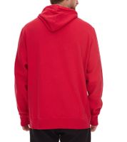 Elevate Arora Men's Hooded Sweatshirt, Plain Cotton Jacket, Pullover, 3821125 Red