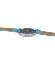 Pierre Cardin Women's Watch with Brand Initials Print, Analog Quartz Watch with Leather Strap, 3 ATM, 31 mm, CBV.1521, Blue or Red