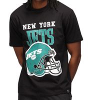 T-shirt homme RE:COVERED X NFL Jets avec logo en coton et col ras du cou, noir, MMNFL1188