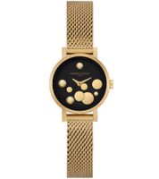 Pierre Cardin Women's Watch with Dial and Silver Circle Details, Analog Quartz Watch with Stainless Steel Bracelet, 3 ATM, 28 mm, CCM.050, Silver or Gold