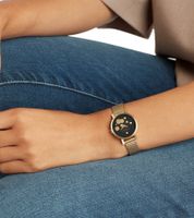 Pierre Cardin Women's Watch with Dial and Silver Circle Details, Analog Quartz Watch with Stainless Steel Bracelet, 3 ATM, 28 mm, CCM.050, Silver or Gold