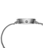 Pierre Cardin Women's Watch with Dial and Silver Circle Details, Analog Quartz Watch with Stainless Steel Bracelet, 3 ATM, 28 mm, CCM.050, Silver or Gold