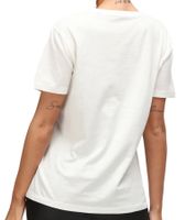 RE:COVERED X Disney T-shirt da donna con stampa Dumbo Camicia in cotone Girocollo RCDIF2068 Bianco lana