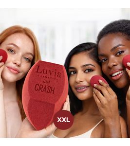 CRASH meets Luvia Cosmetics Spugna per il corpo XXL Spugna per il trucco extra large Spugna di bellezza LC-SPNG-C1 Rosa