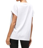 RE:COVERED X Disney Damen T-Shirt mit Mickey Mouse and Friends Aufdruck Baumwoll-Shirt Rundhals-Shirt RCDIF2065 Weiß
